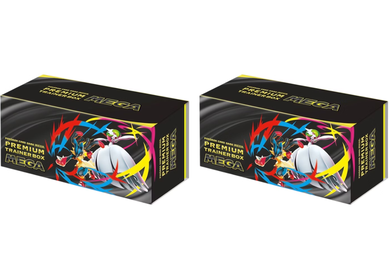 new2025 Pokémon Mega Evolution Mega Brave & Mega Symphonia Premium Trainer Box 2x Lot