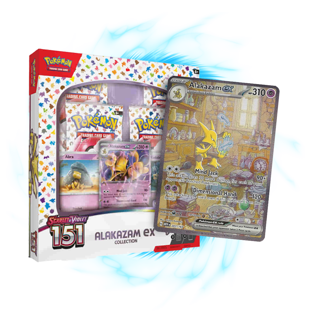 new 151 Alakazam Collection Box