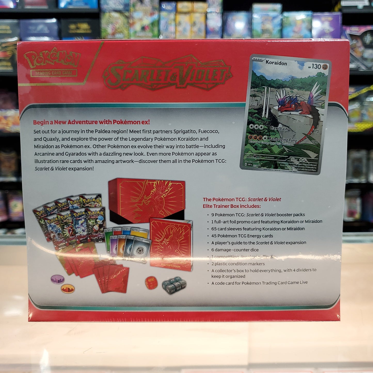 Pokémon TCG: Scarlet And Violet Elite Trainer Box (Koraidon)