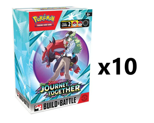 Poke Journey Together SV09 Build & Battle Sealed Display