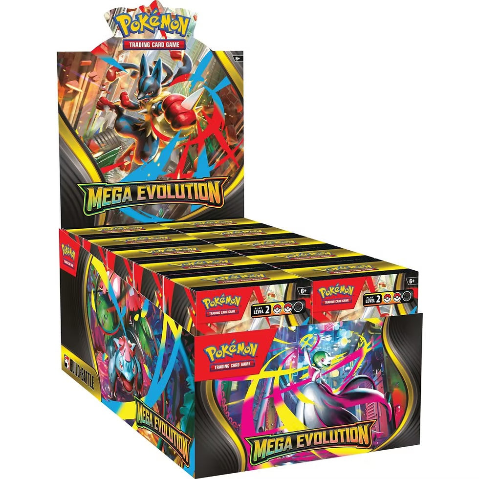 Pokemon TCG: Mega Evolution Build and Battle Box 10 Booster Bundles