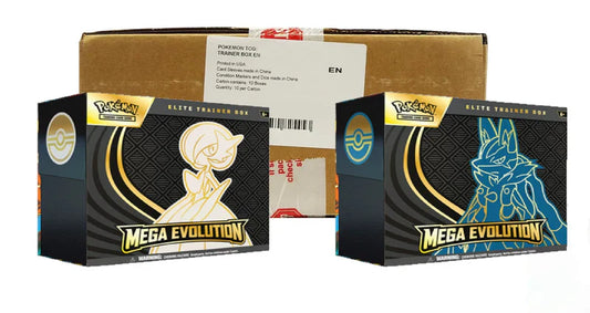 new Pokemon Mega Evolution ME01 Elite Trainer Box [x10] Sealed Case