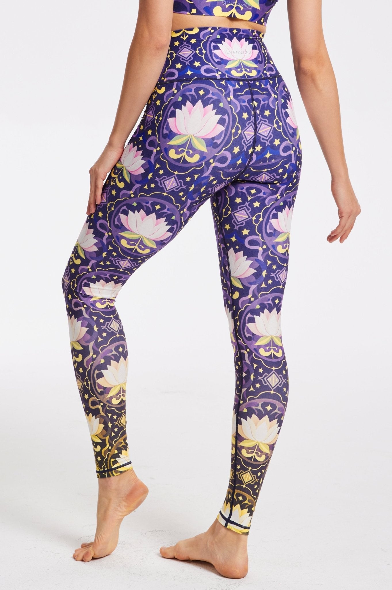 Divine Lotus High-Waisted Leggings