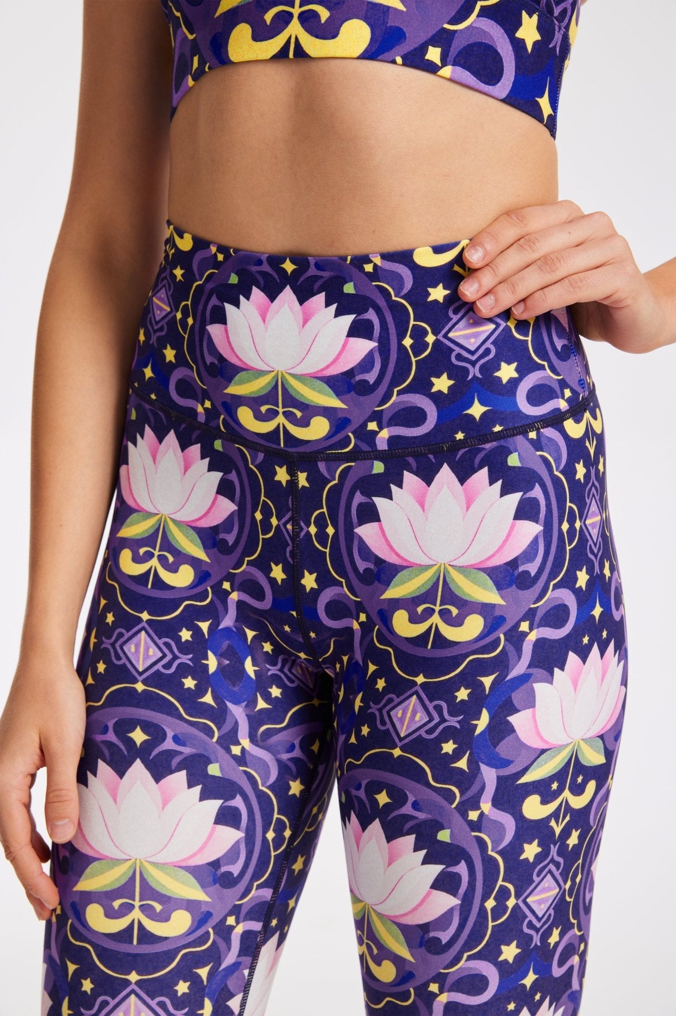 Divine Lotus High-Waisted Leggings