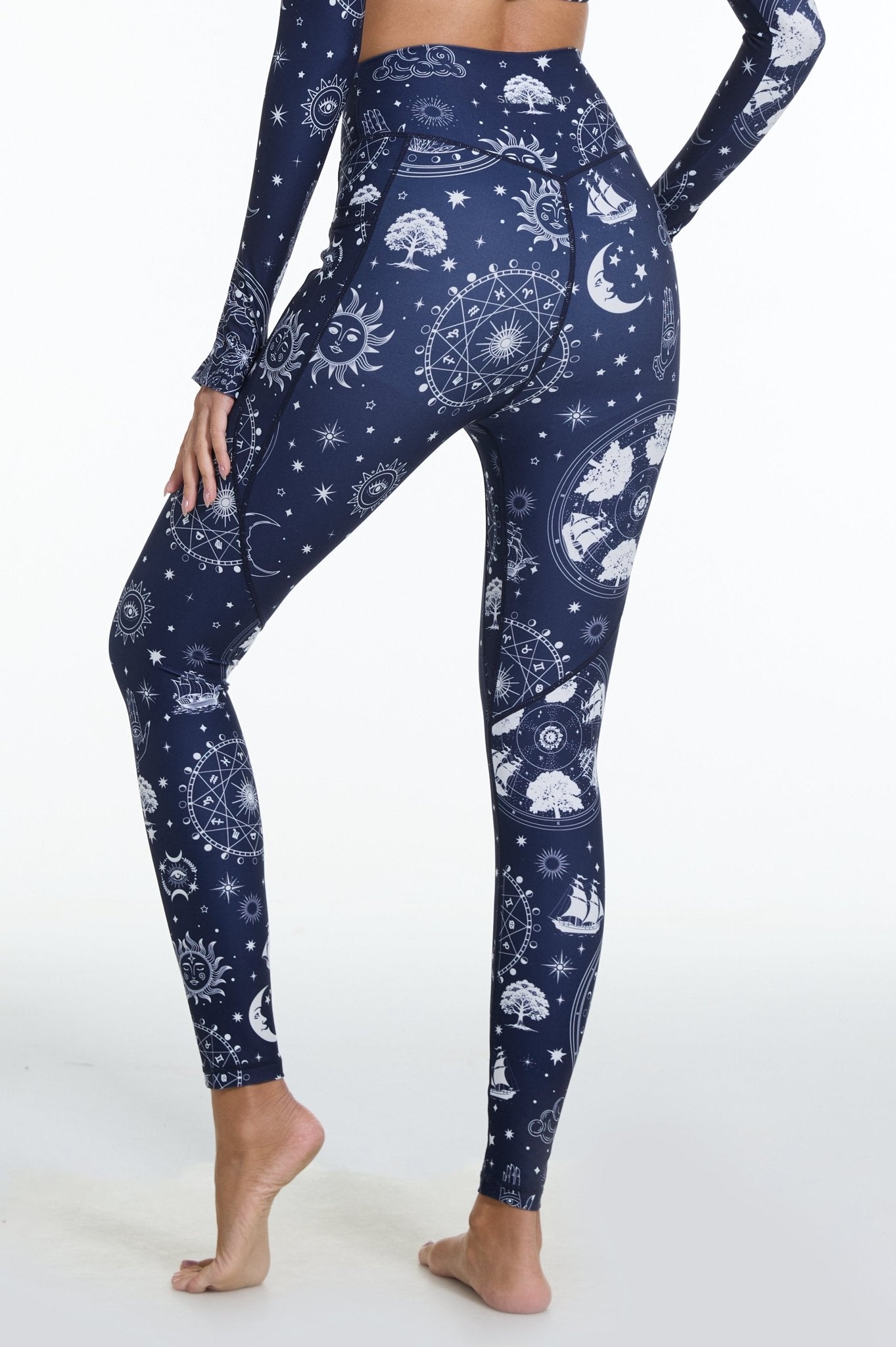 Eternal Odyssey High-waisted Leggings with Pockets