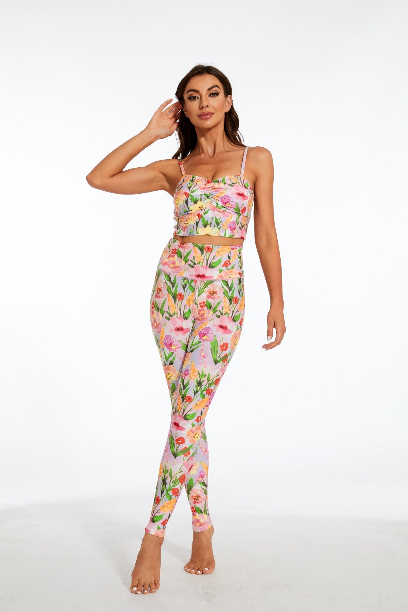 Floral Paradise High-waisted Leggings