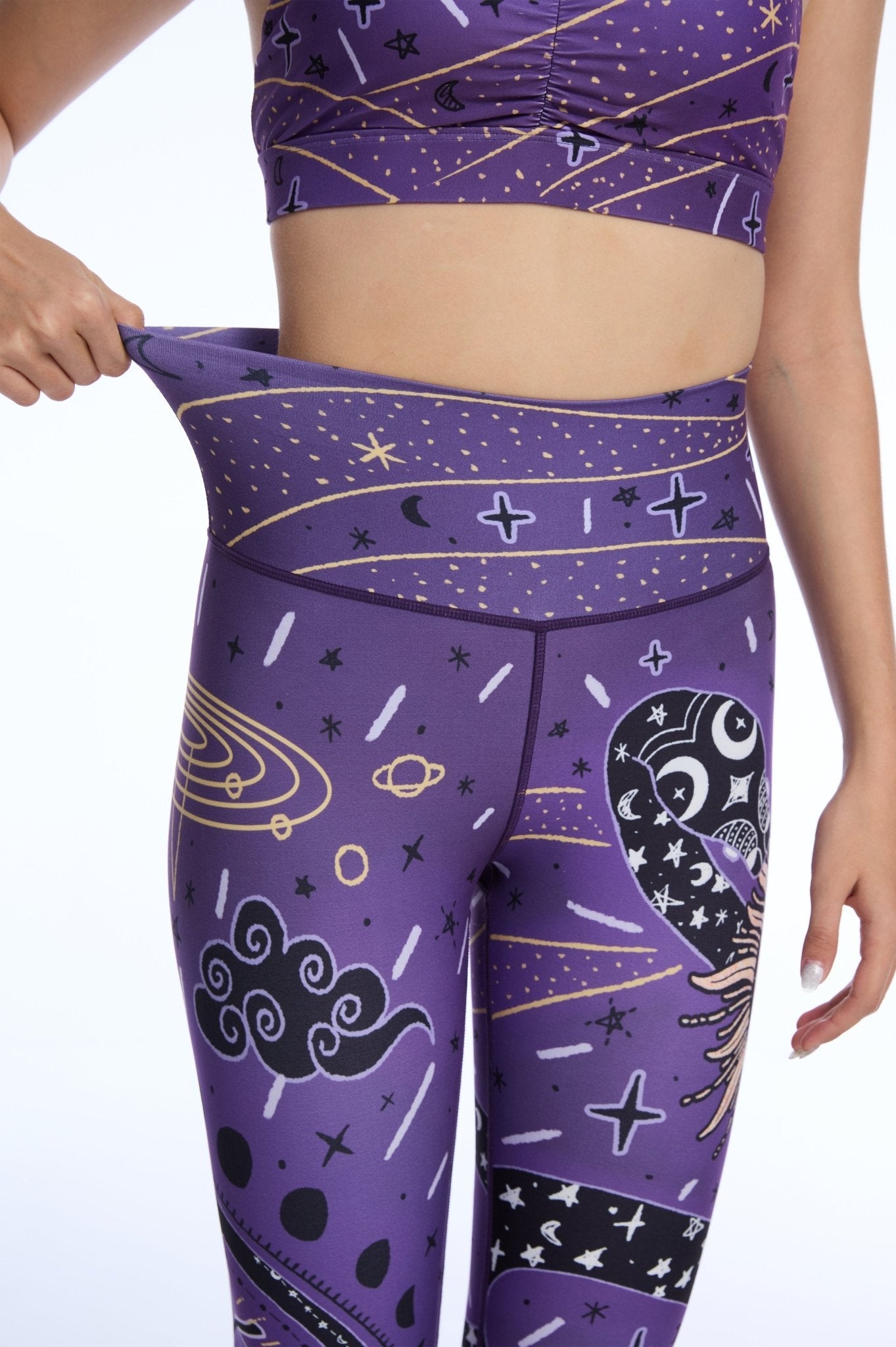 Serpent Cosmos High-Waisted Leggings