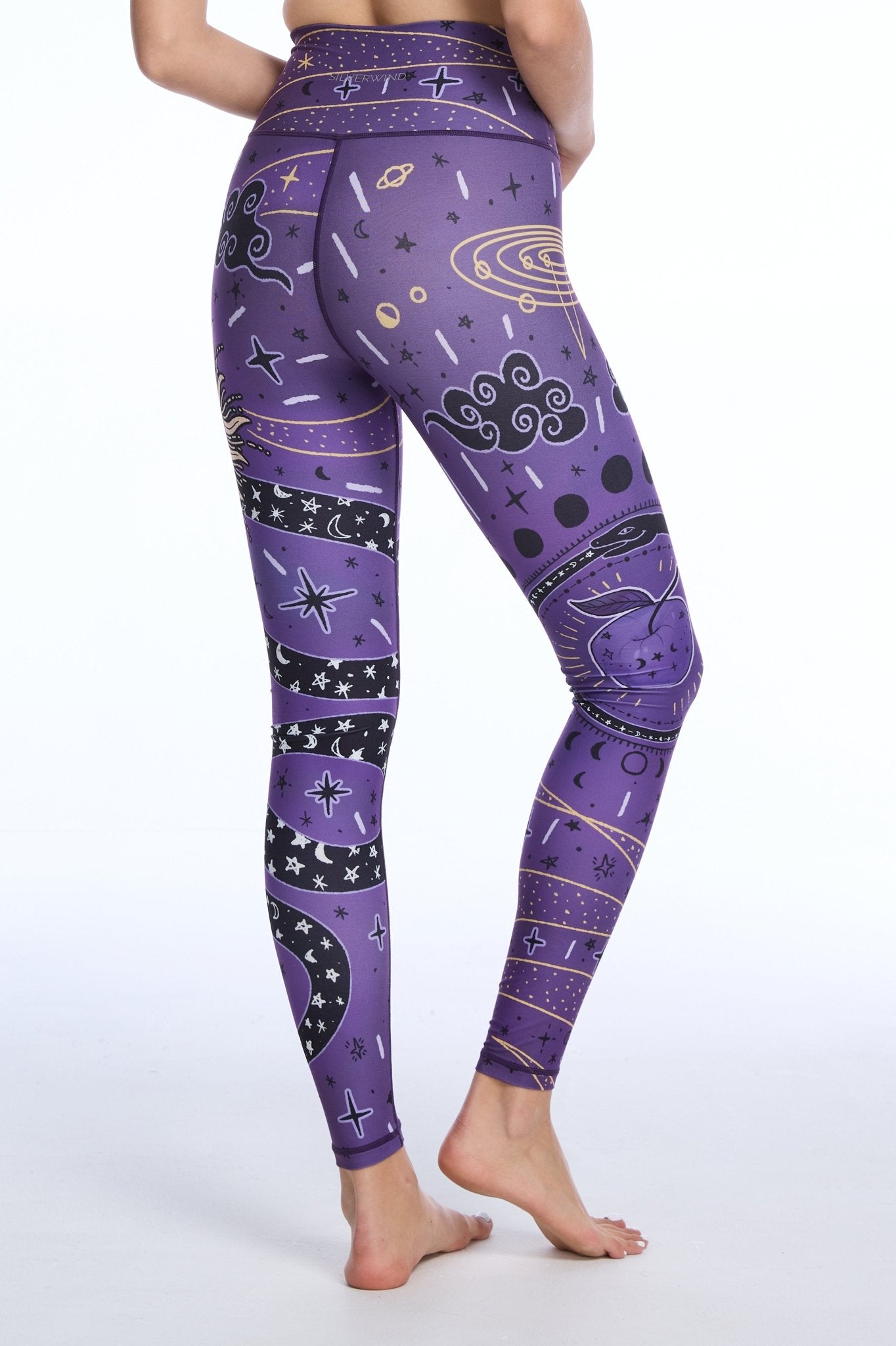 Serpent Cosmos High-Waisted Leggings